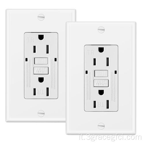 American Smart Autotest GFCI Outlet Wall Outlet Recipt